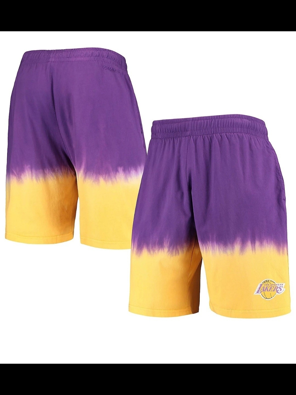 Mitchell & Ness Los Angeles Lakers Shorts Men's Size L Purple Gold NWOT Hardwood